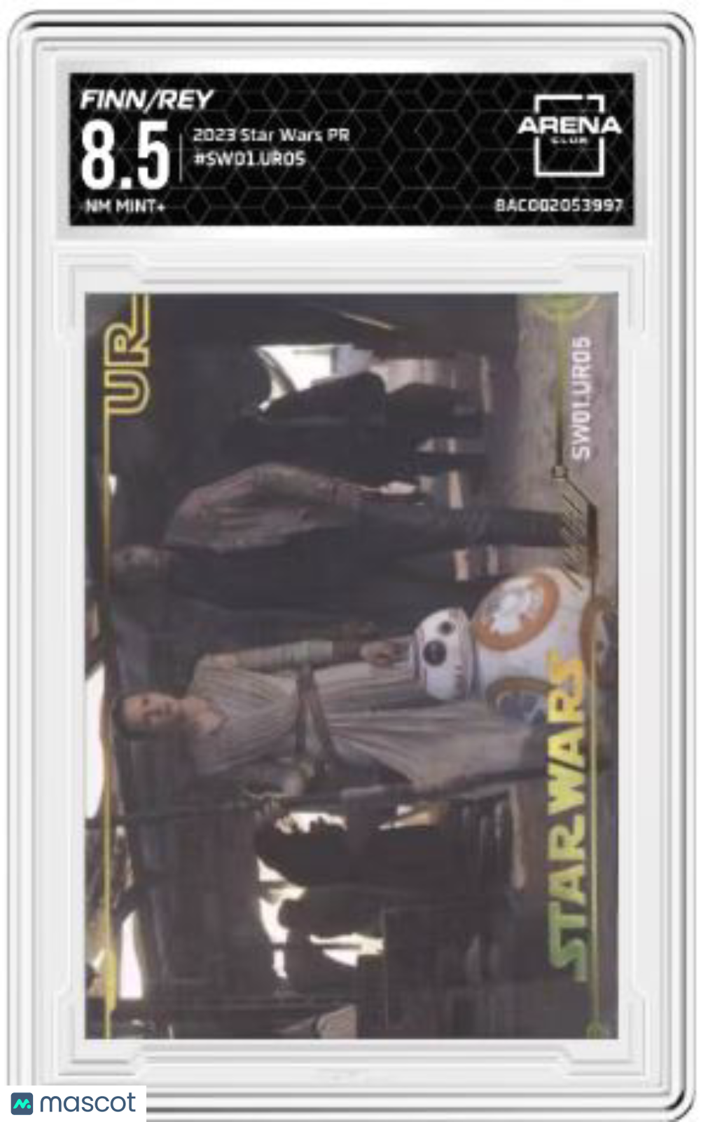 2023 Star Wars PR Rey Finn #SW01_UR05 Arena Club 8.5