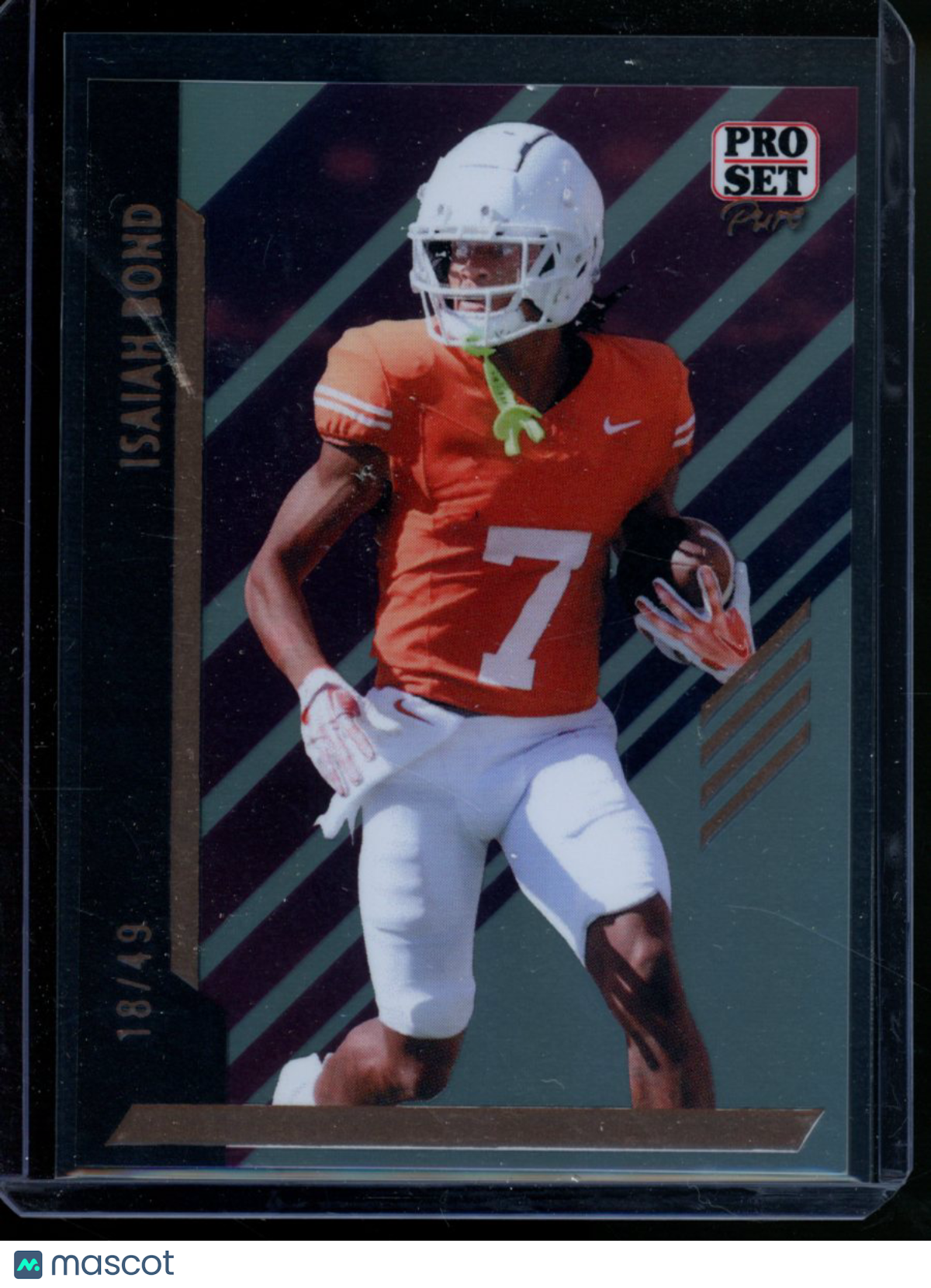 2024 Leaf Pro Set Pure Isaiah Bond #48 Holo 18/49 Football