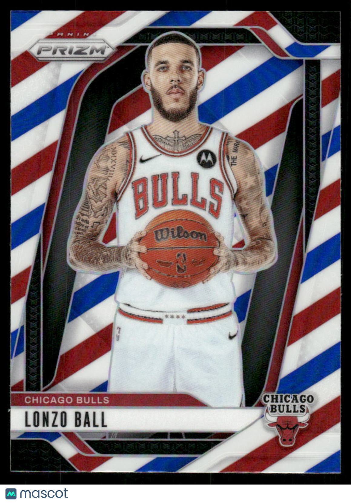 2024 Panini Prizm Lonzo Ball #75 Red White Blue Basketball