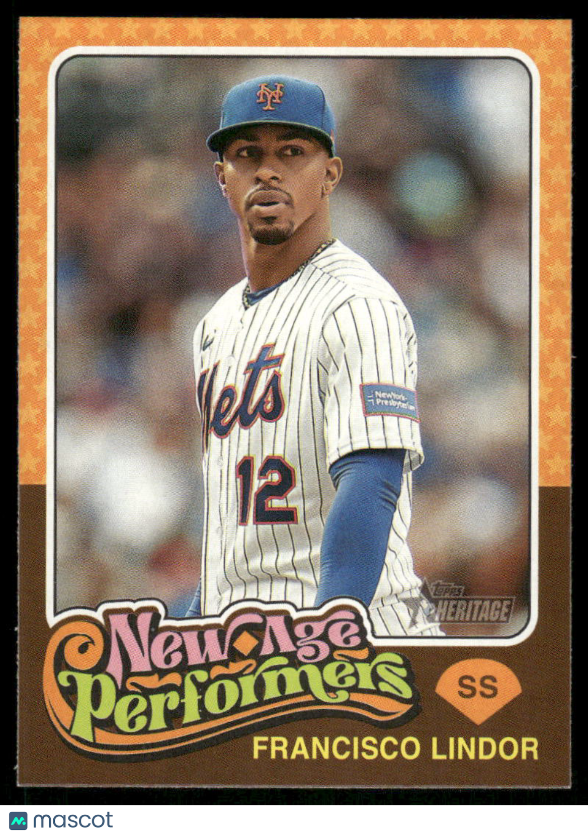 2024 Topps Heritage Francisco Lindor #NAP-11 30/30 Baseball