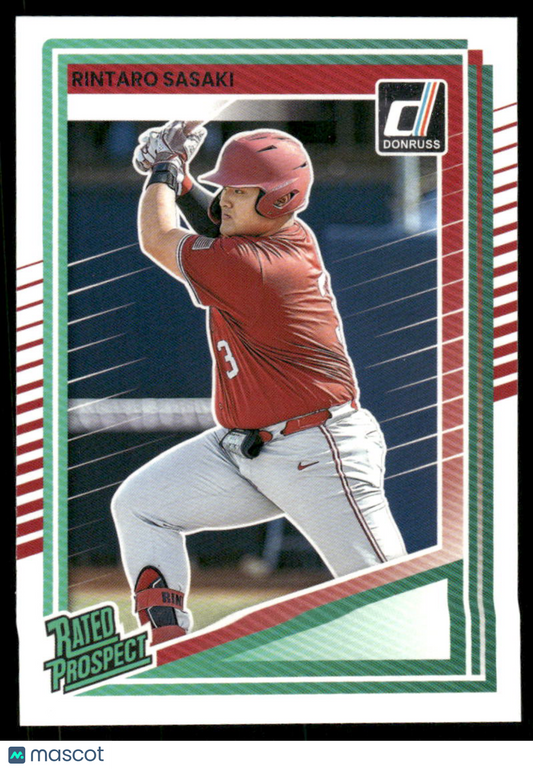 2025 Donruss Rated Prospect Rintaro Sasaki #127 Rated Prospect Baseball