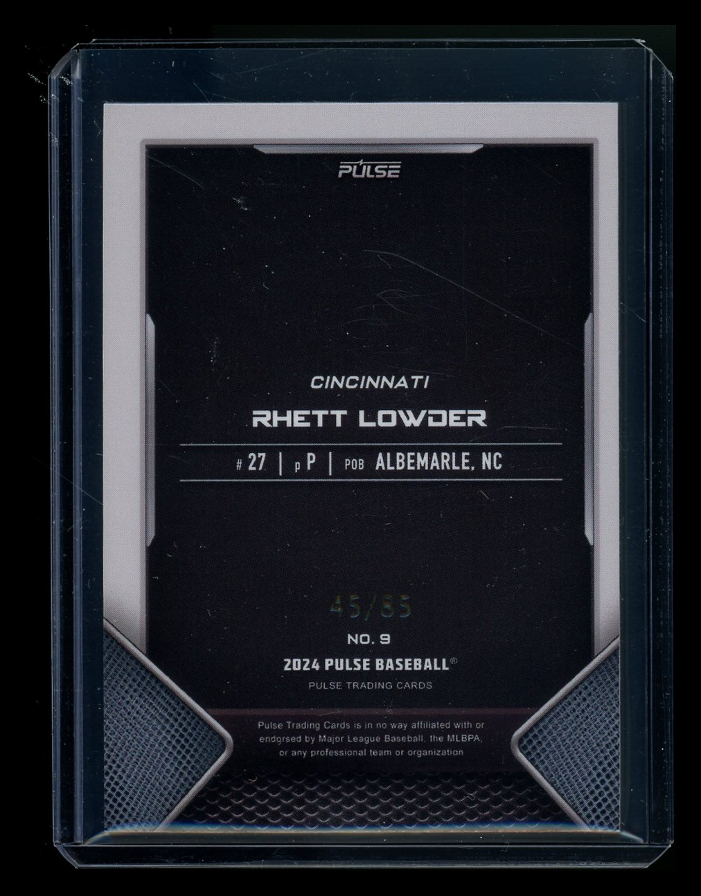 2024 Pulse Rhett Lowder #9 45/85 Baseball