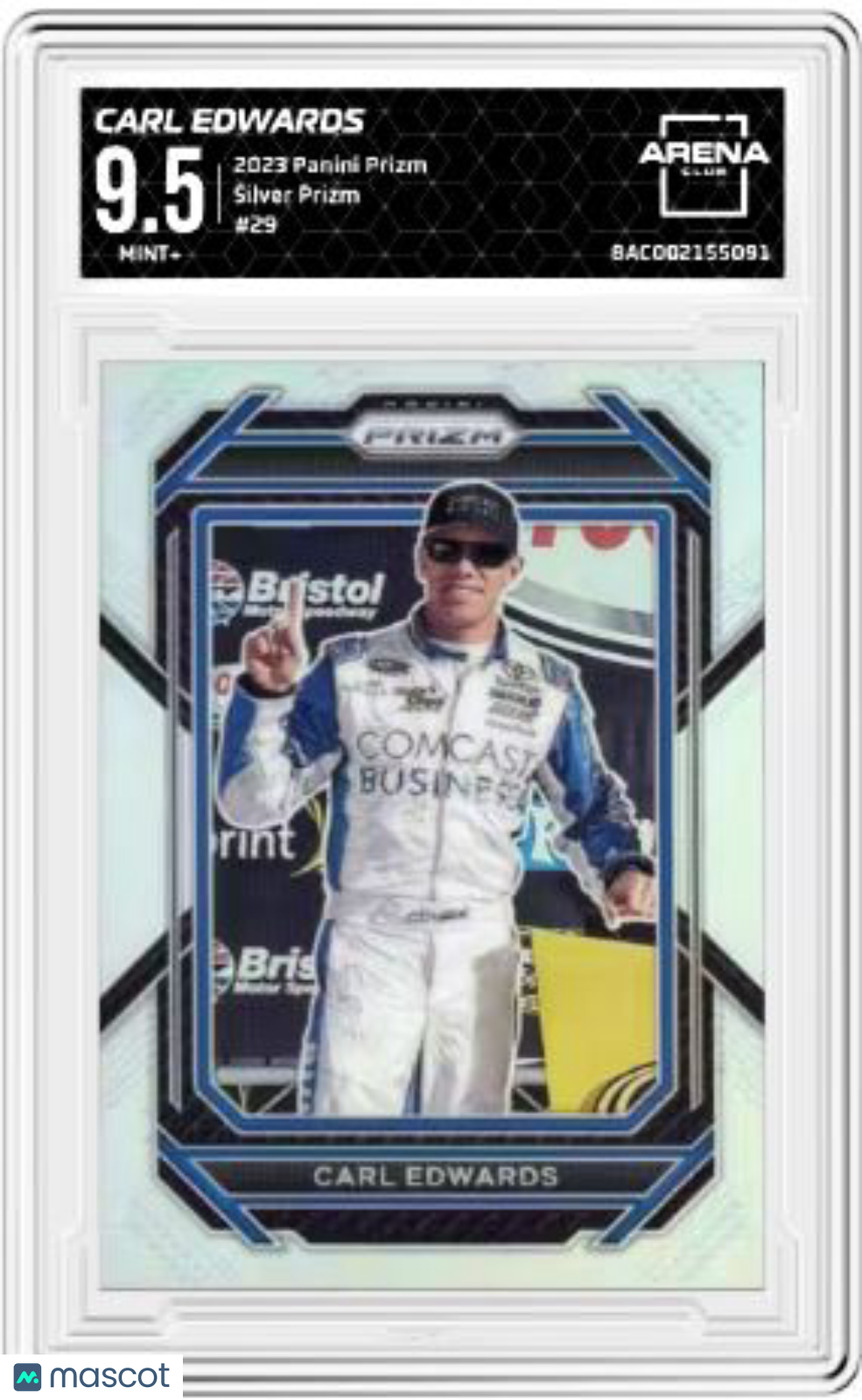 2023 Panini Prizm Carl Edwards #29 Silver Prizm Auto Racing AC 9.5