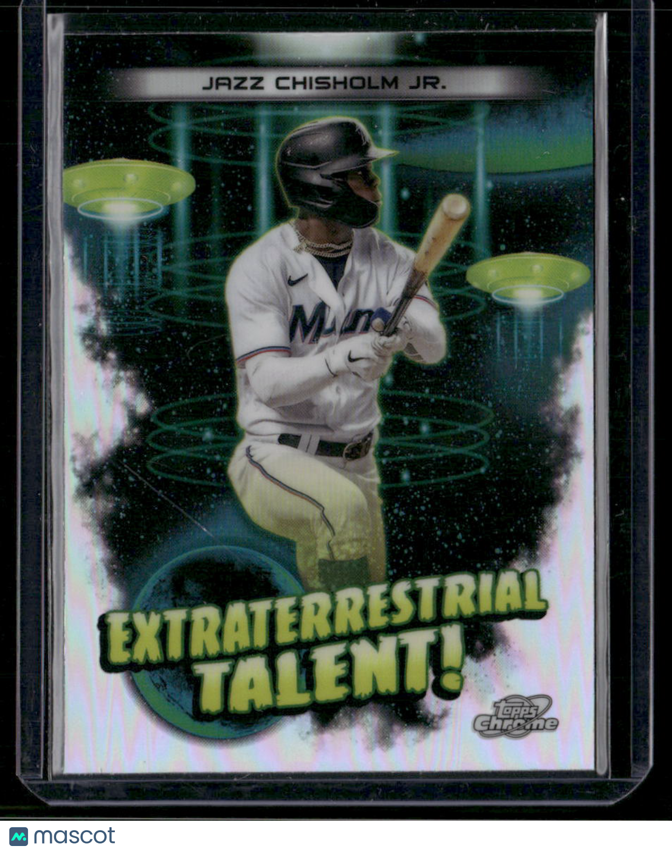 2023 Topps Cosmic Chrome Jazz Chisholm Jr. #ET-4 Extraterrestrial Talent