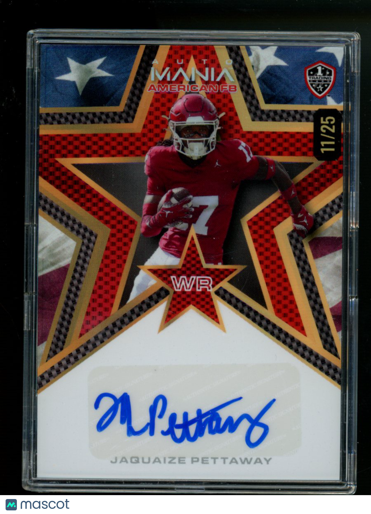 2024 Wild Card Mania American AF Jaquaize Pettaway #AMAS-JP Autograph 11/25