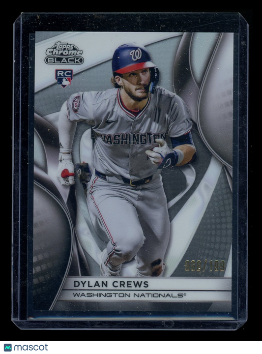 2025 Topps Chrome Black Dylan Crews #127 RC 068/199 Baseball