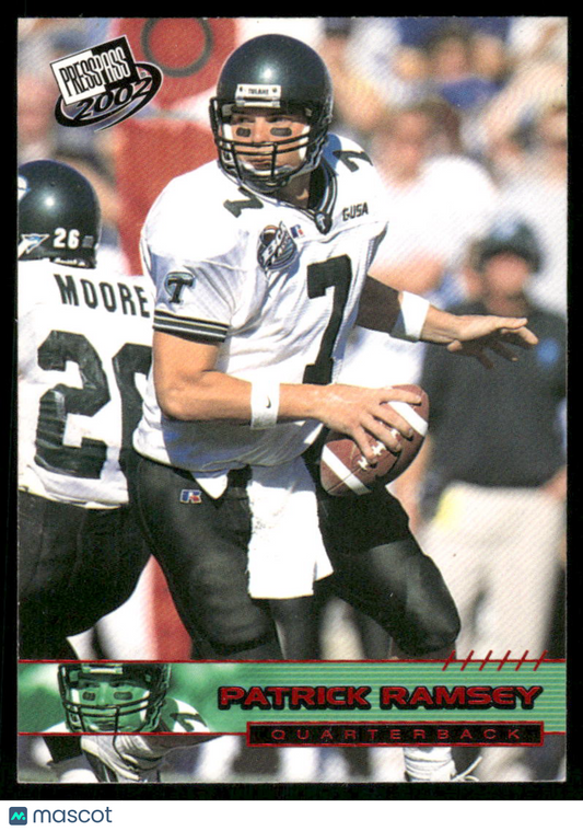 1998 Press Pass Patrick Ramsey #T8 Football
