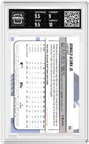 2024 Topps Big League Ronald Acuña Jr. #21 Baseball Arena Club 9.5