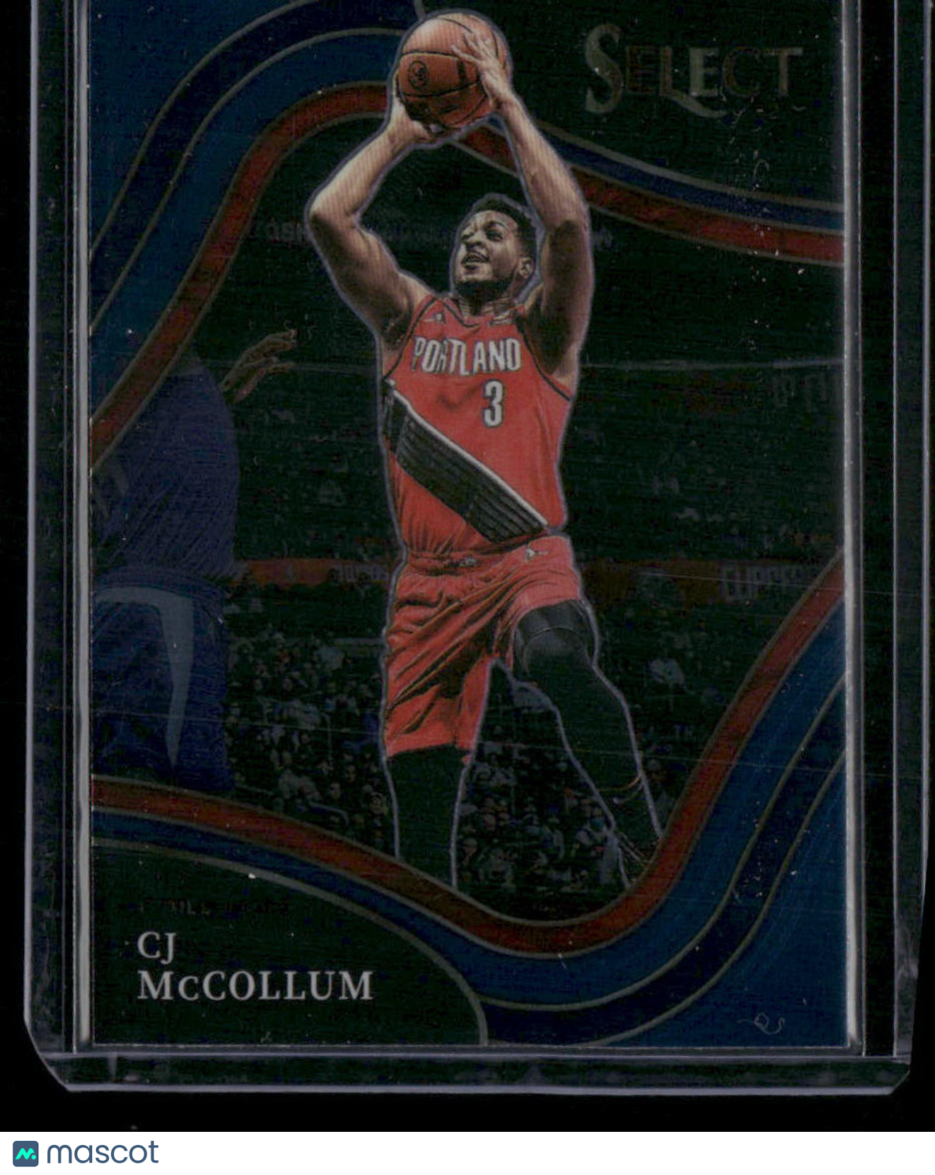 2021-22 Panini Select CJ McCollum #240 Blue Basketball