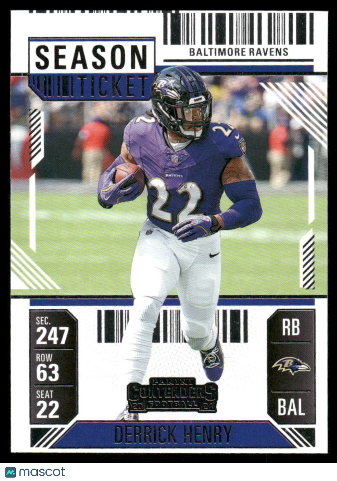 2024 Panini Contenders Football Derrick Henry #9 Football