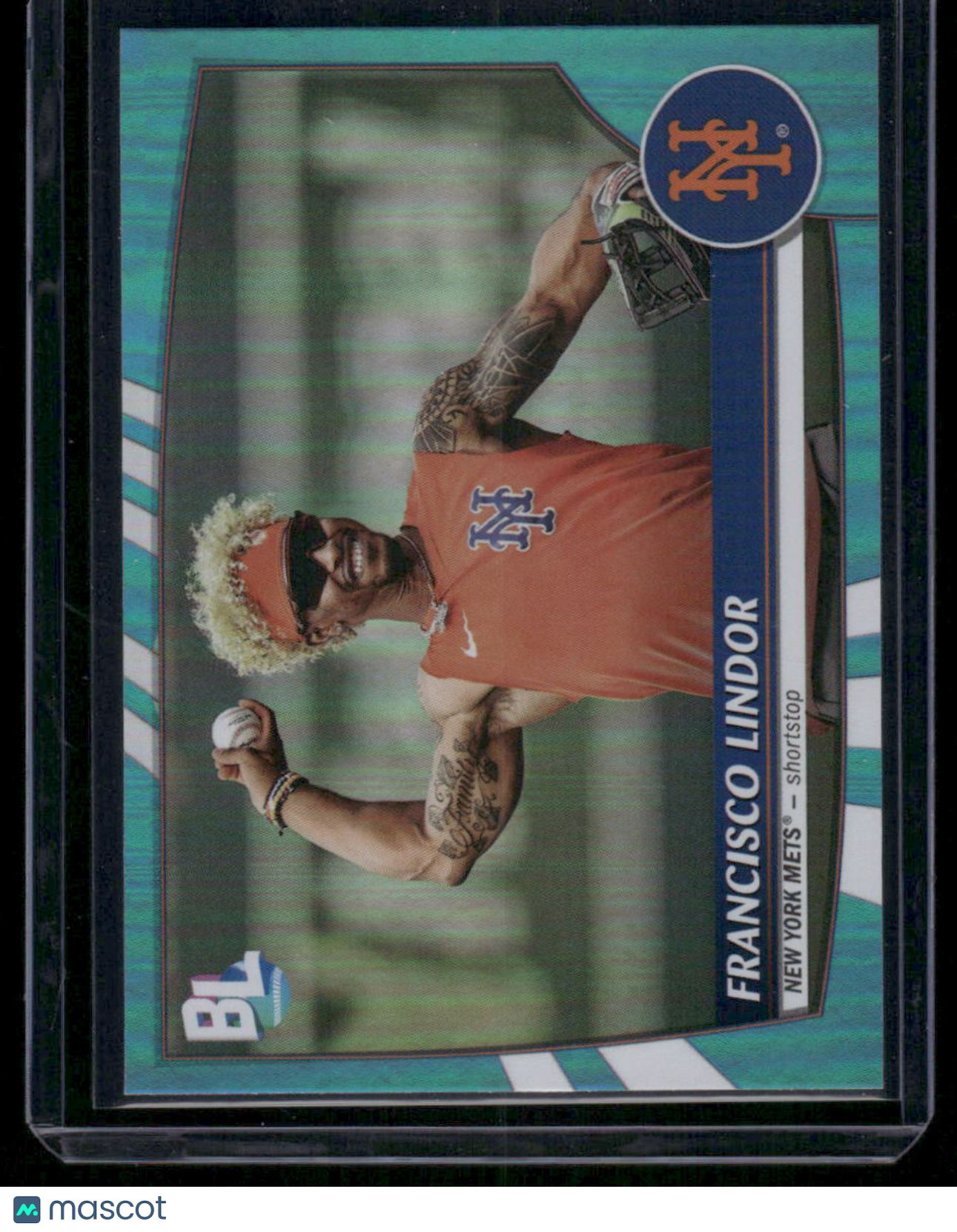2023 Topps Big League Francisco Lindor #258 Blue Foil Baseball
