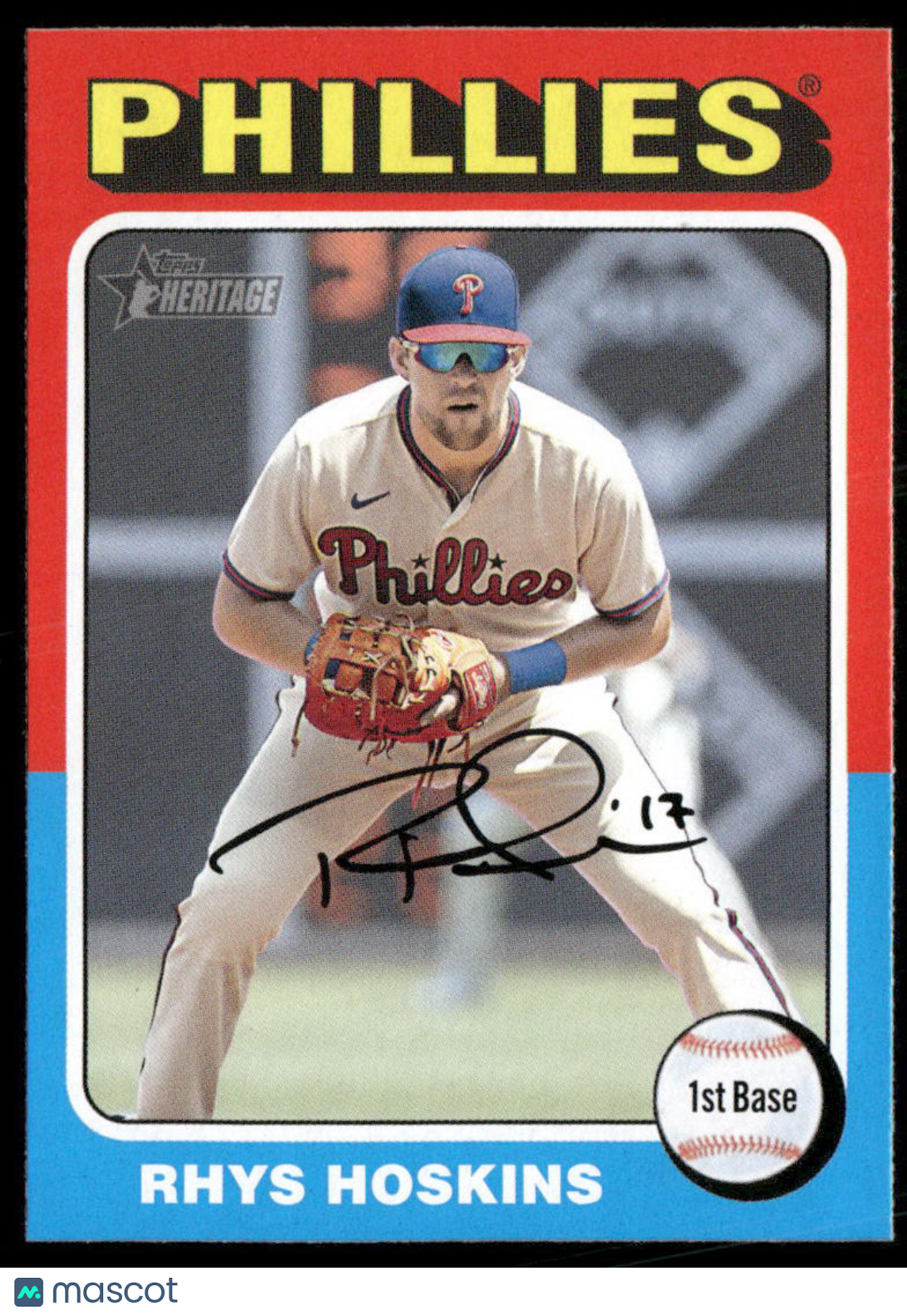 2024 Topps Heritage Rhys Hoskins #163 Baseball