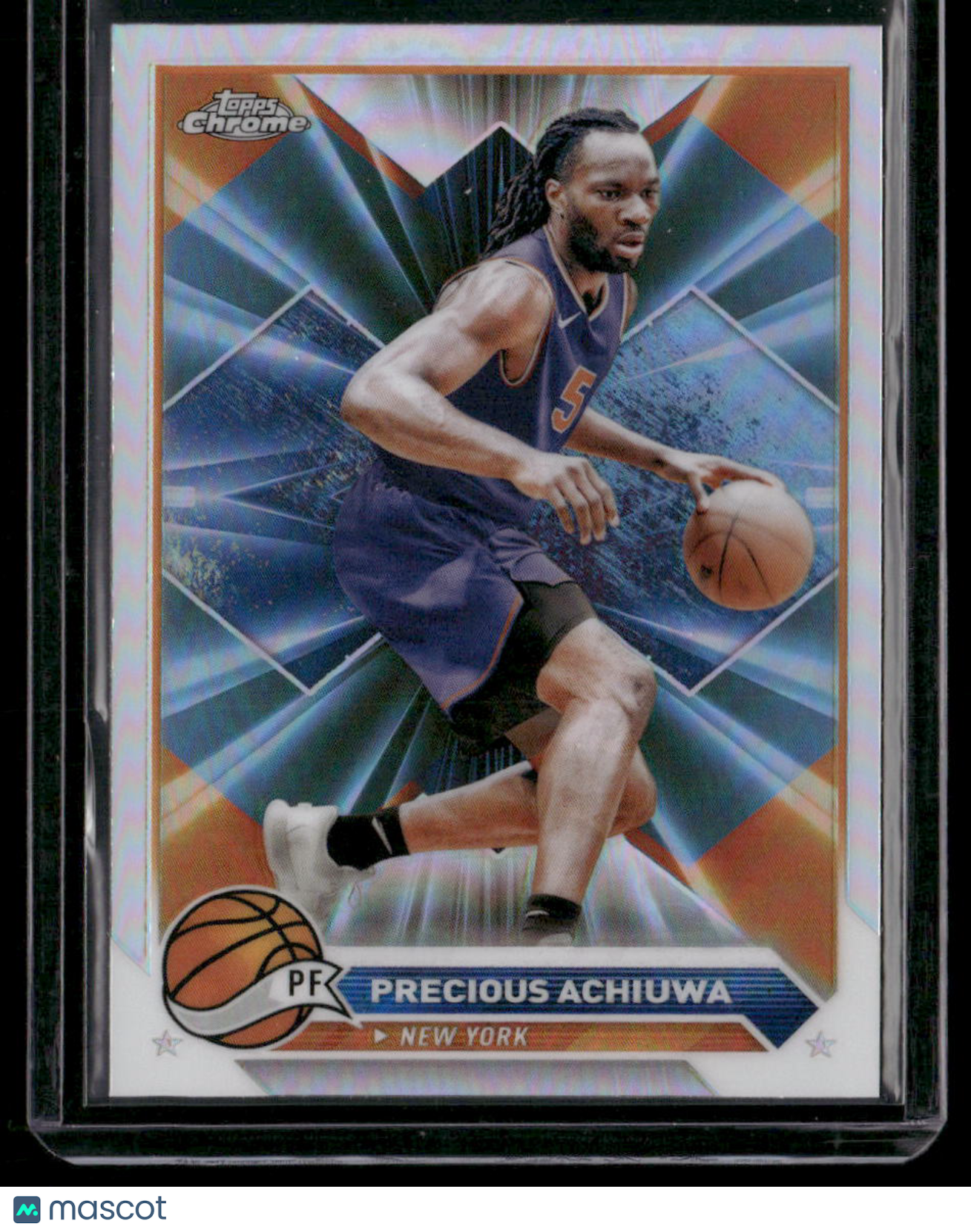 2023-24 Topps Chrome Basketball Precious Achiuwa #167 Refractor Basketball