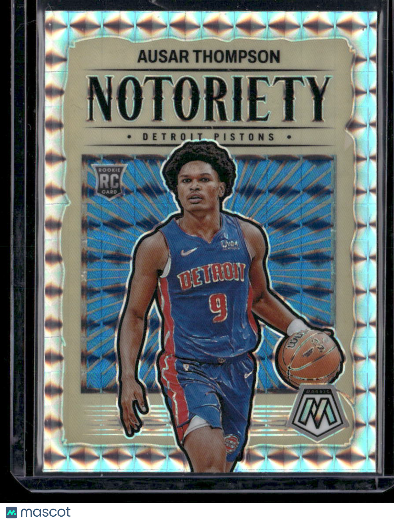 2023 Panini Mosaic Basketball Ausar Thompson #1 Notoriety Prizm RC Basketball