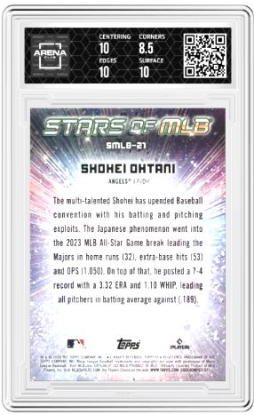 2024 Topps Shohei Ohtani #SMLB-21 Stars of MLB Baseball AC 9