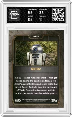 2023 Topps Star Wars AKA R2-D2 #AK-9 Arena Club 9