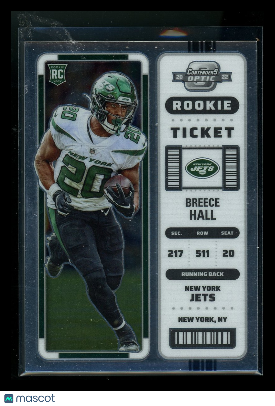 2023 Panini Contenders Optic Football Breece Hall #63 RC Football