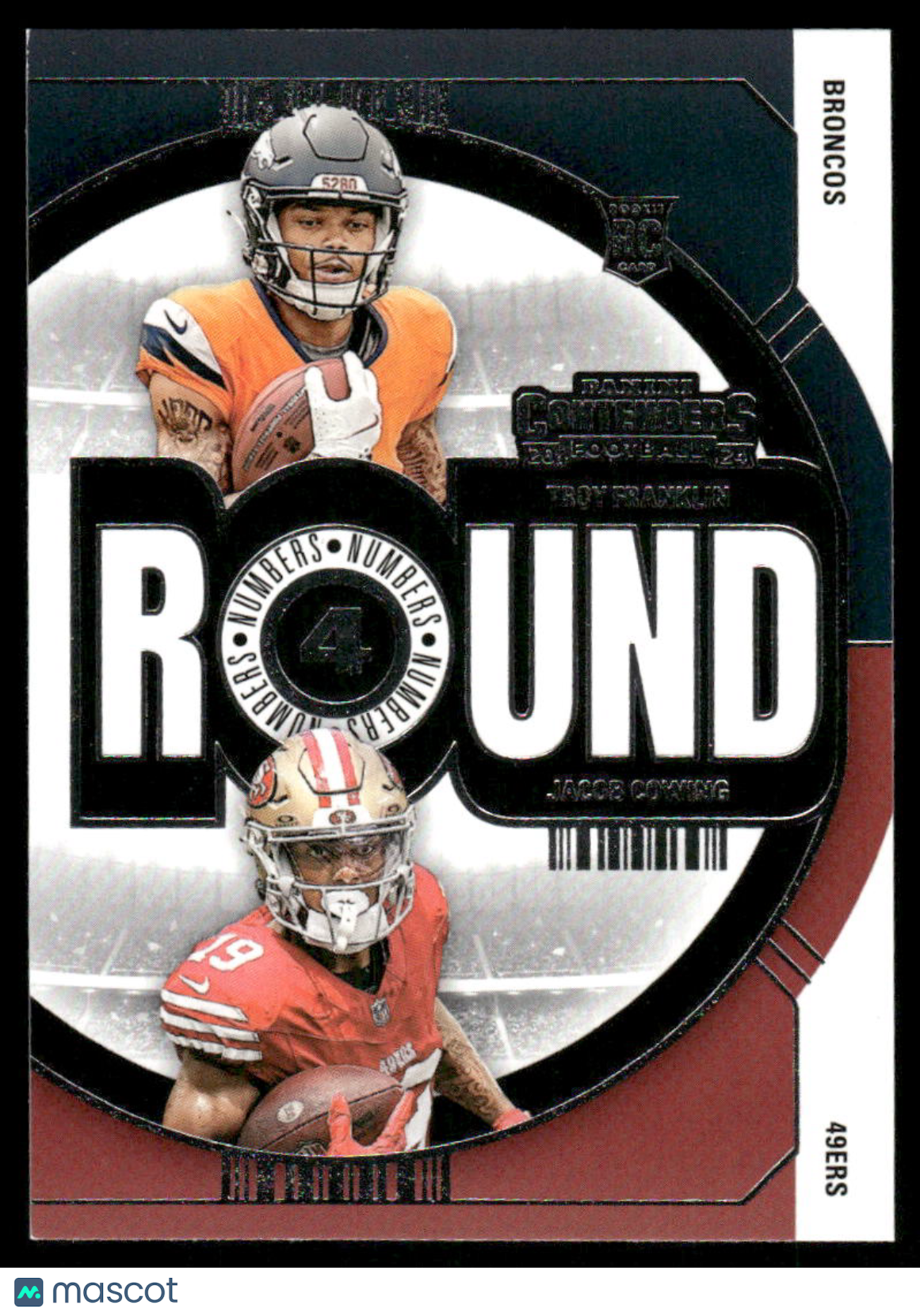 2024 Panini Contenders Football Troy Franklin Jacob Cowing #15 Football