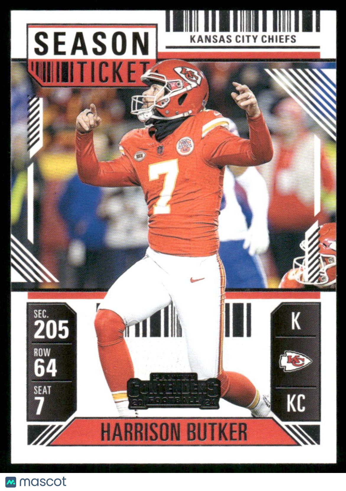 2025 Panini Contenders Football Harrison Butker #49 / Football