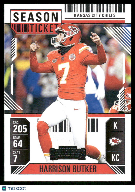 2025 Panini Contenders Football Harrison Butker #49 / Football