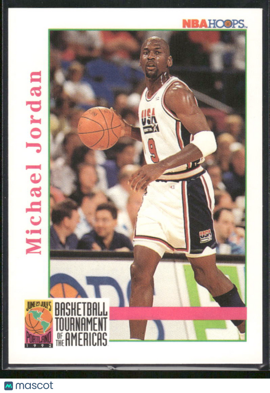 1992 NBA Hoops Basketball Tournament of the Americas Michael Jordan #341