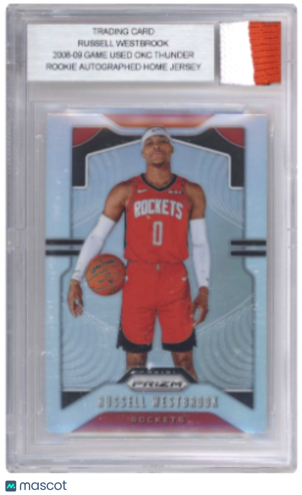 2019 Panini Prizm Russell Westbrook #182 Patch Basketball