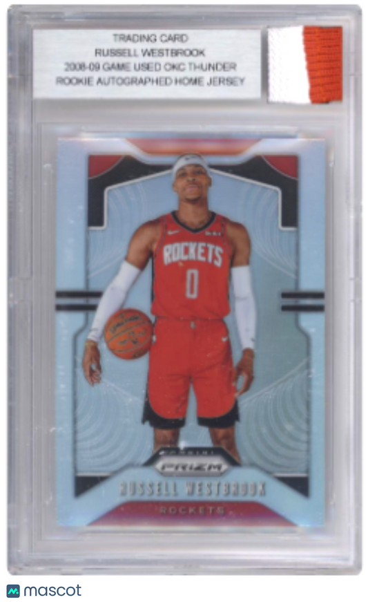 2019 Panini Prizm Russell Westbrook #182 Patch Basketball