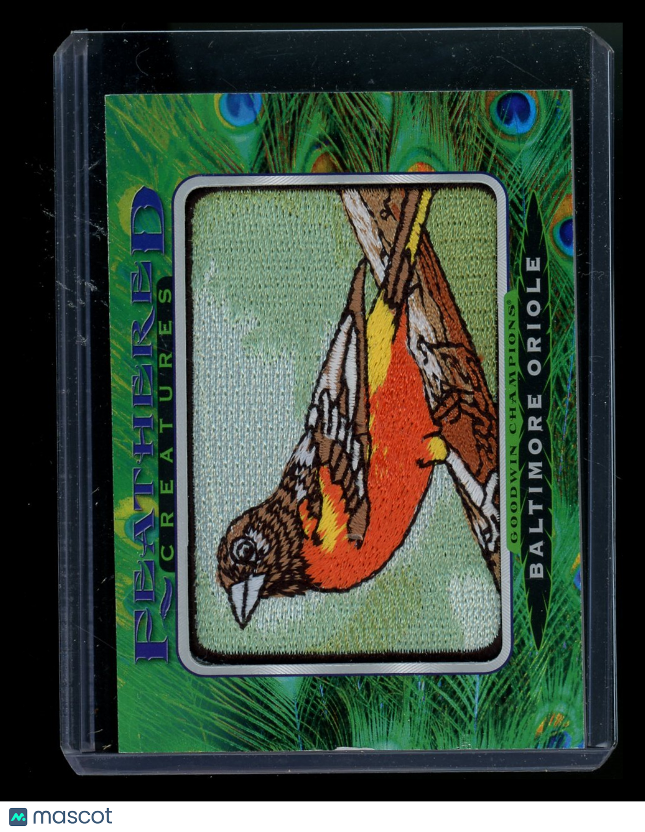 2021 Upper Deck Goodwin Feathered Creatures Baltimore Oriole Patch #FC-40