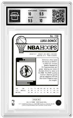 2023-24 Panini NBA Hoops Luka Dončić #158 Basketball Arena Club 10