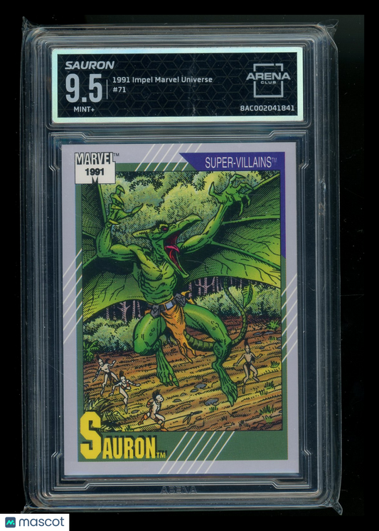 1991 Impel Marvel Universe Sauron #71 Arena Club 9.5