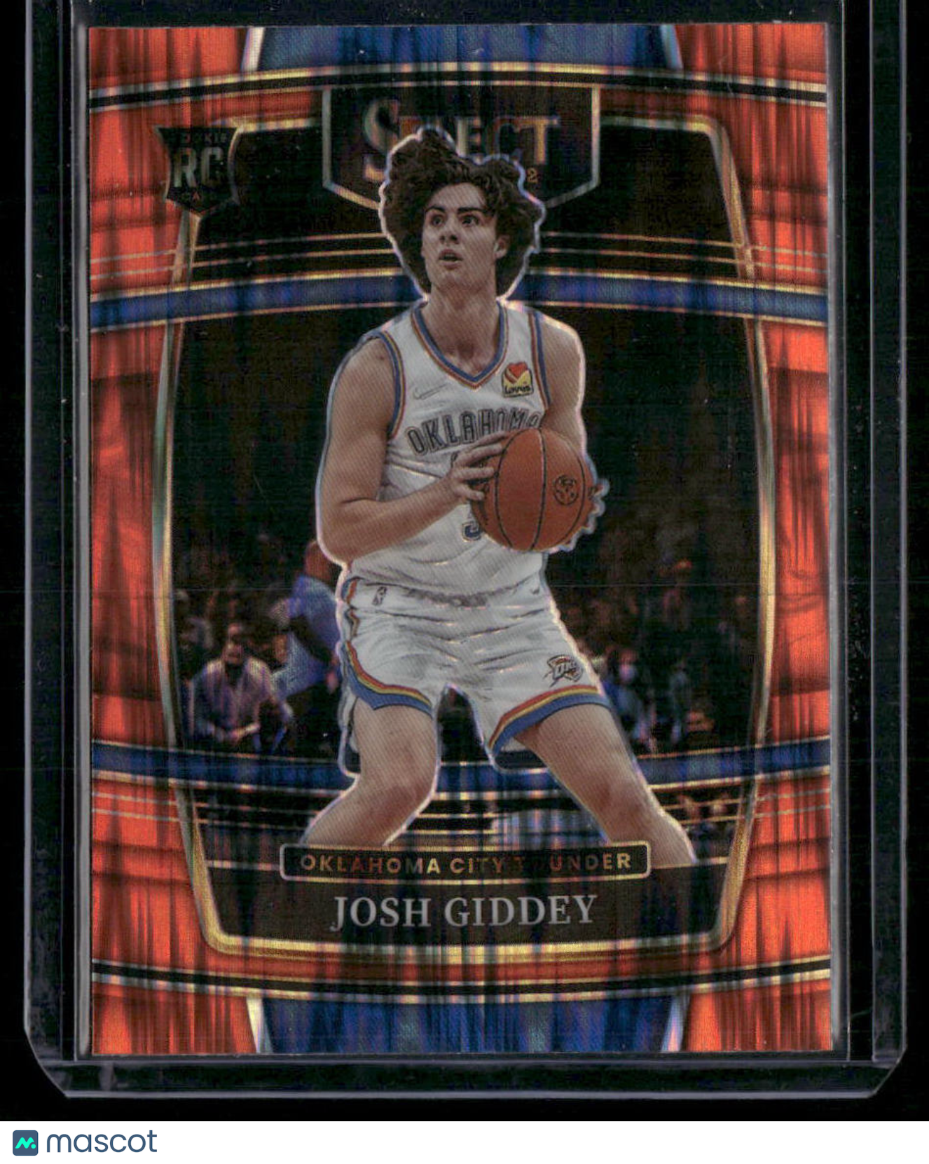 2021-22 Panini Select Josh Giddey #58 Orange Basketball