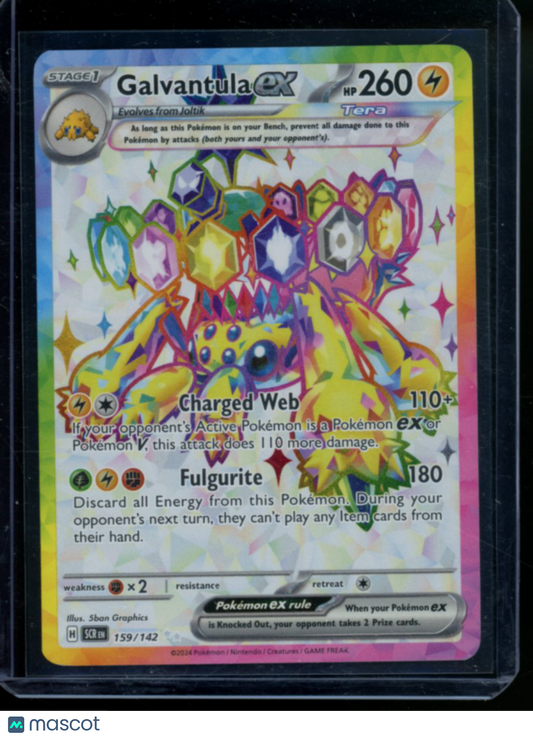 Pokemon TCG Galvantula #159/142 Sv07: Stellar Crown