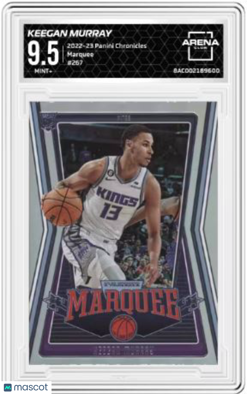 2022 Panini Chronicles Keegan Murray #267 Marquee Basketball Arena Club 9.5