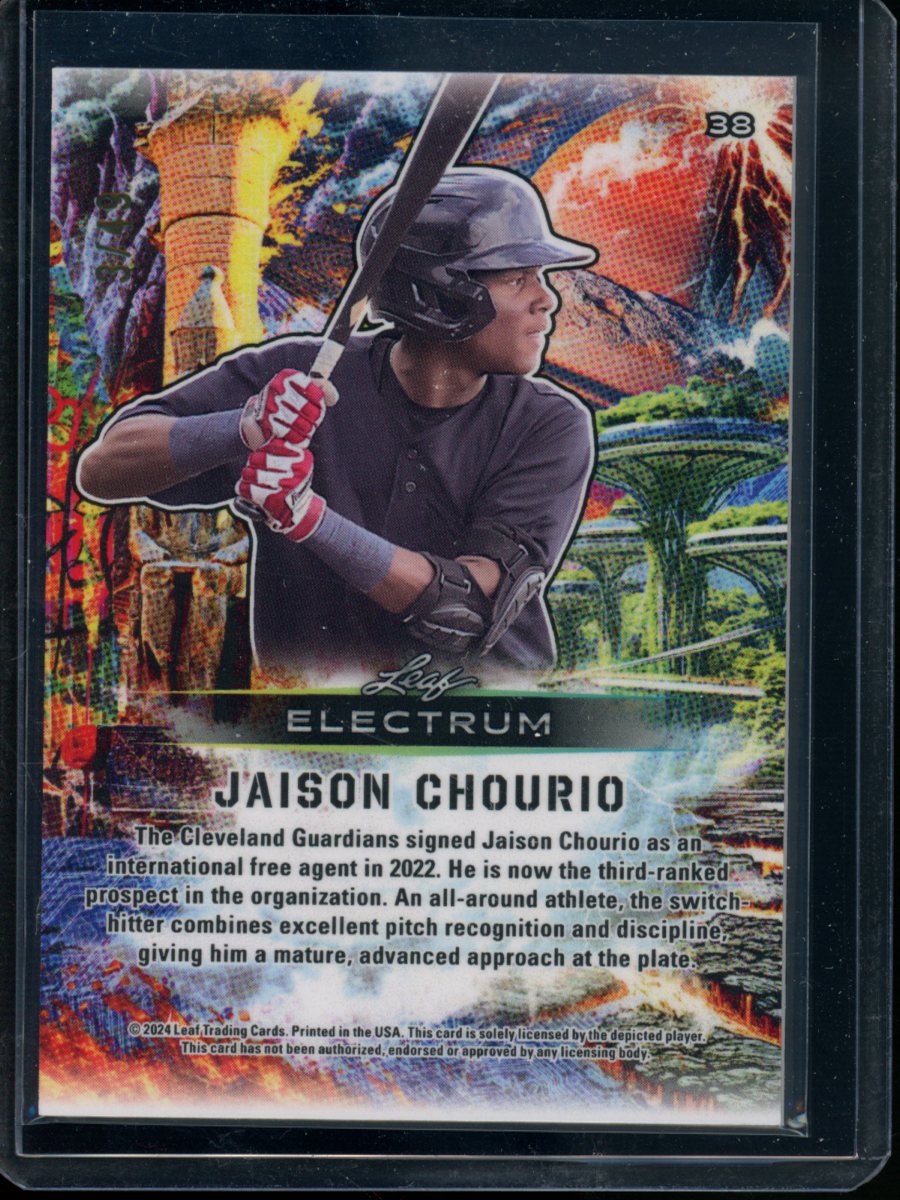 2024 Leaf Electrum Jaison Chourio #38 3/49 Baseball