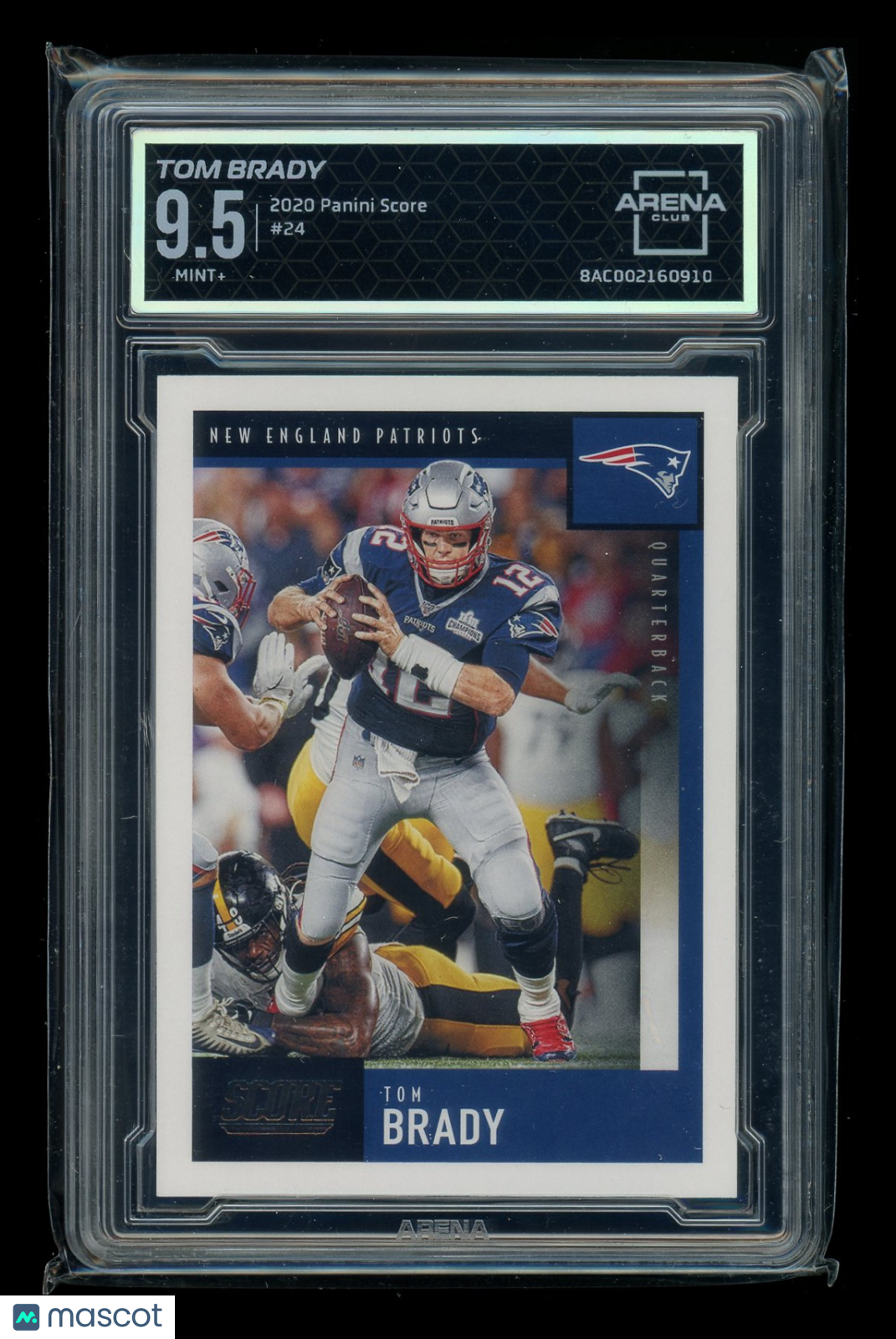 2020 Panini Score Tom Brady #24 Football Arena Club 9.5