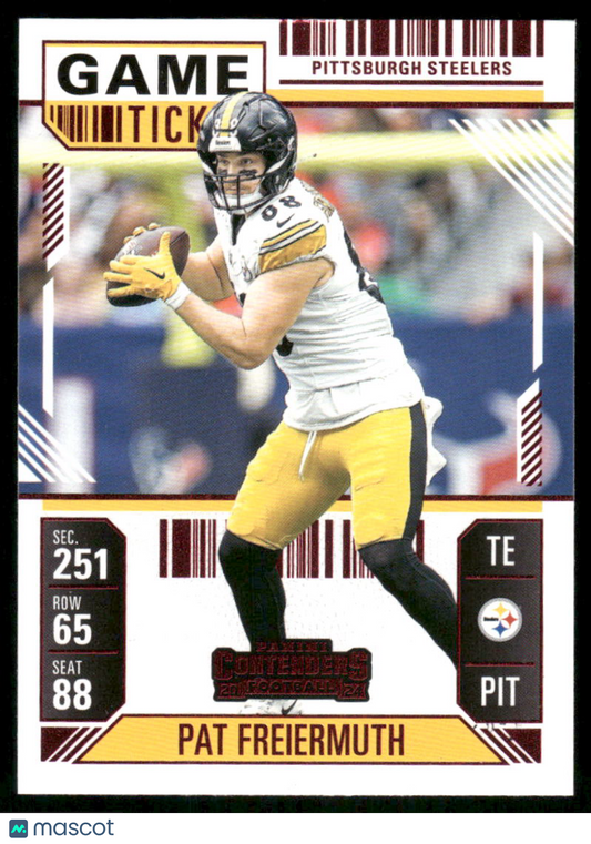 2025 Panini Contenders Football Pat Freiermuth #No. 84 Football