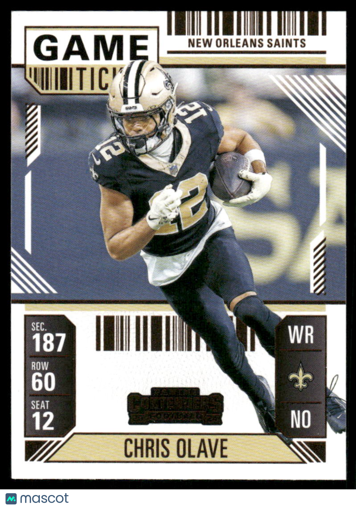 2025 Panini Contenders Football Chris Olave #70 Gold Football