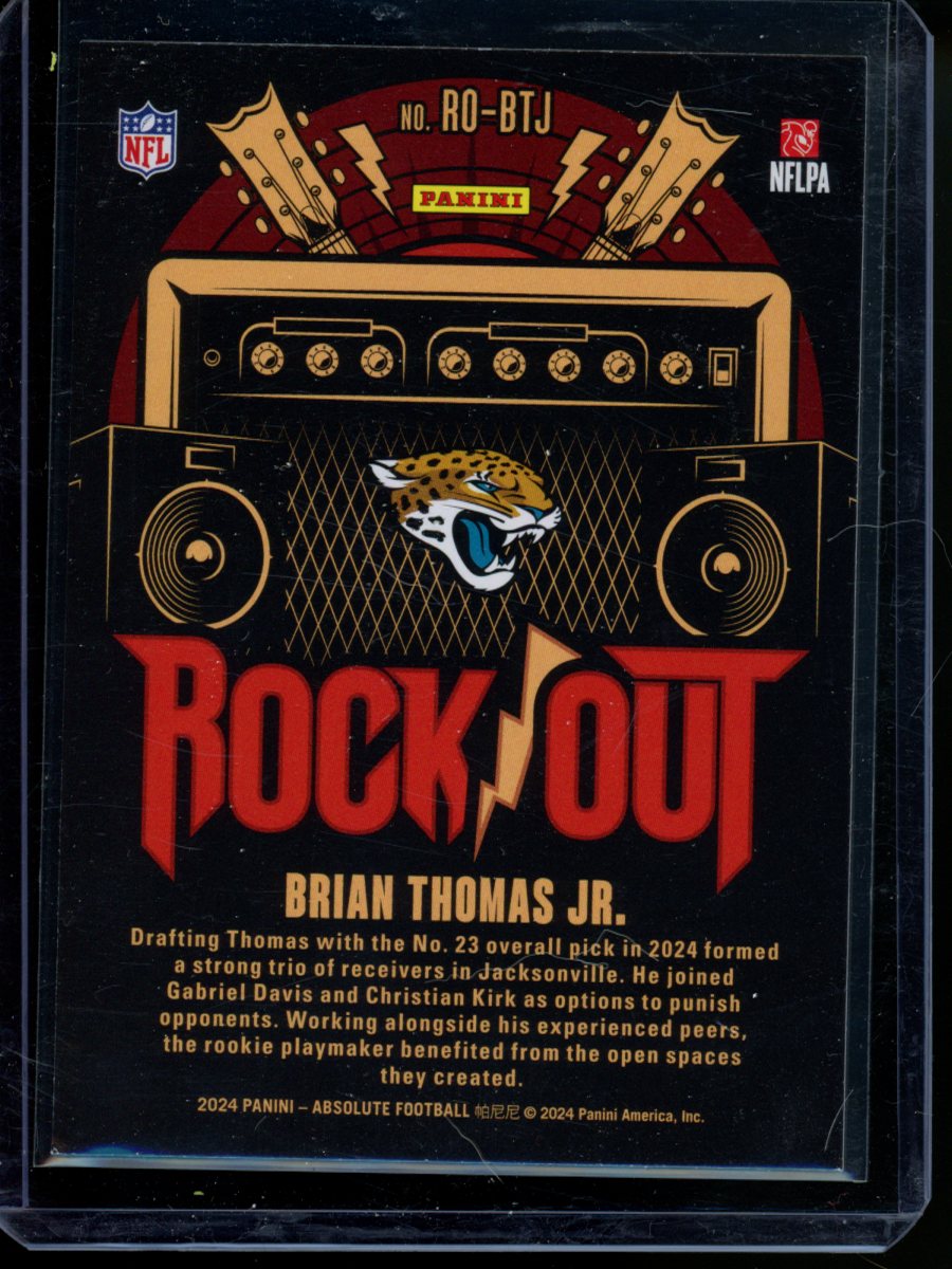 2024 Panini Absolute Brian Thomas Jr. #RO-BTJ RC Football