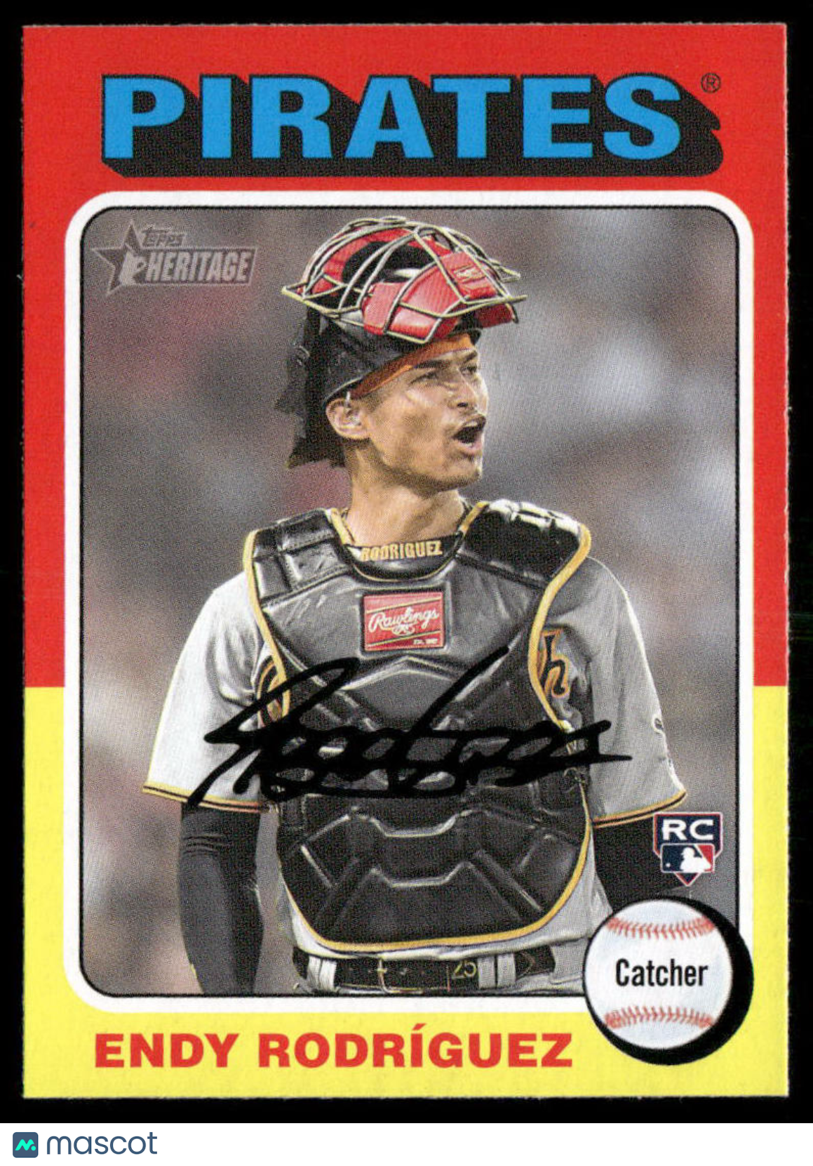 2024 Topps Heritage Endy Rodríguez #488 RC Baseball