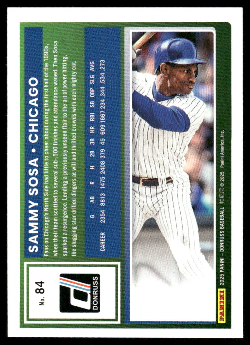 2025 Donruss Sammy Sosa #84 Baseball