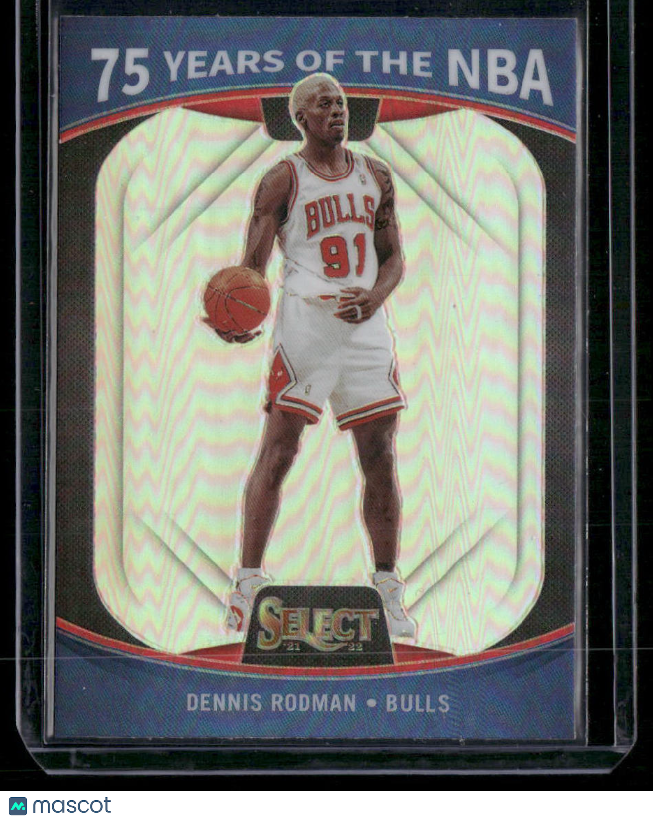 2021-22 Panini Select Dennis Rodman #69 75 Years of the NBA Basketball