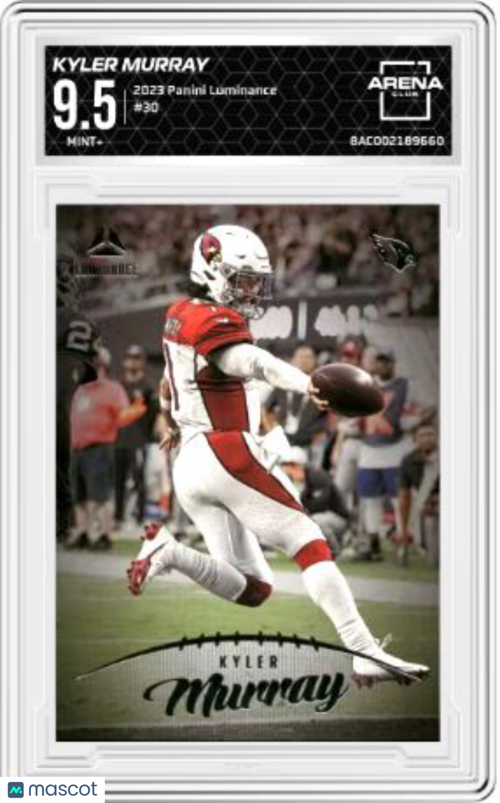 2023 Panini Luminance Kyler Murray #30 Football Arena Club 9.5