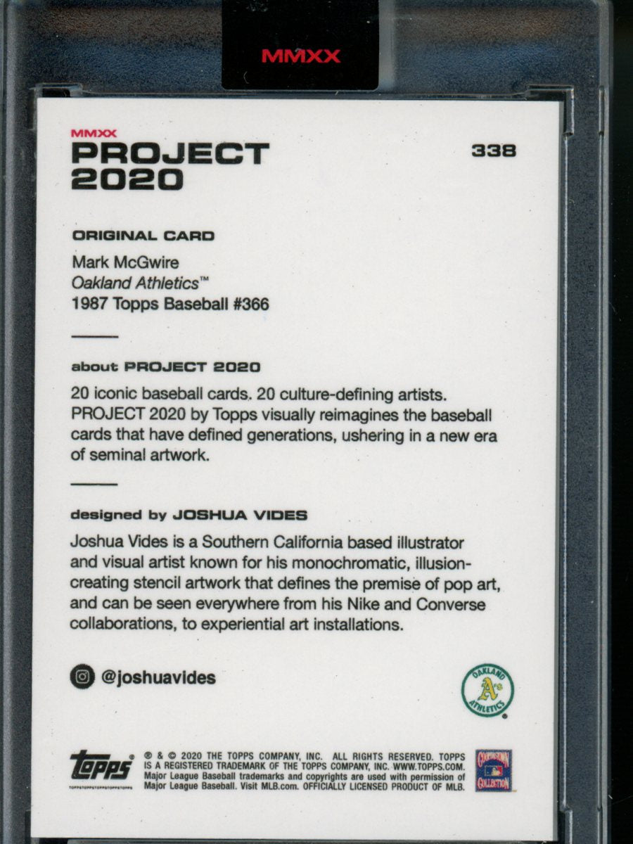 2020 Topps Project 2020 Mark McGwire #338 Baseball
