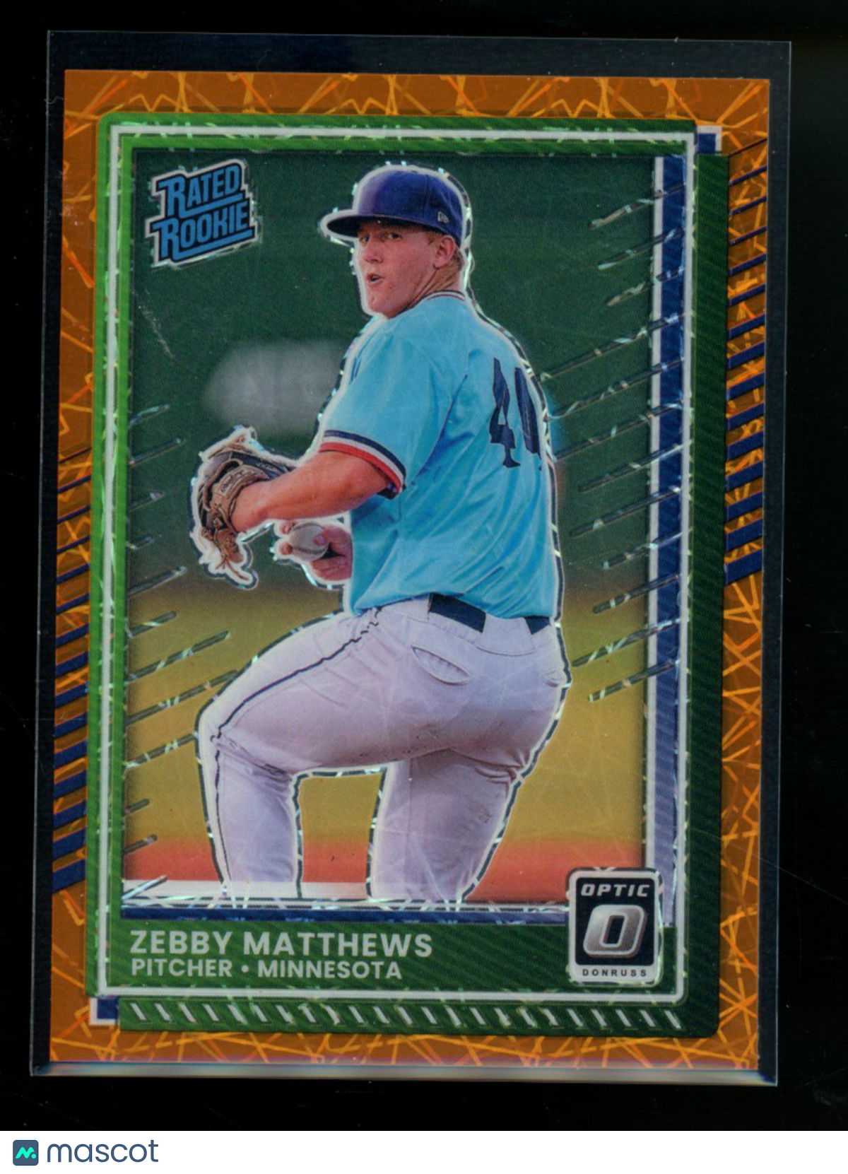 2025 Donruss Zebby Matthews #81 Orange Rated Rookie Baseball