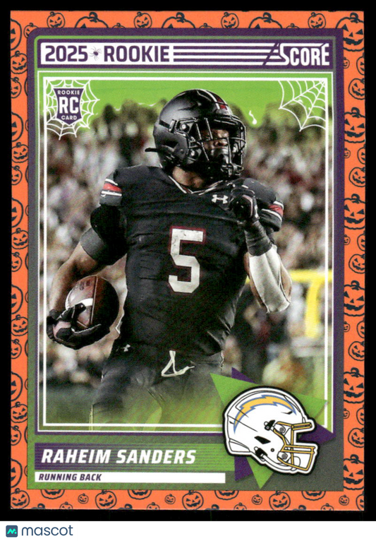 2025 Score A Treat Raheim Sanders #45 RC Football