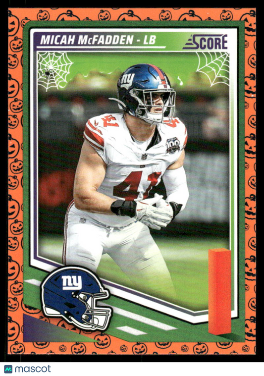 2025 Score A Treat Micah McFadden #216 Football