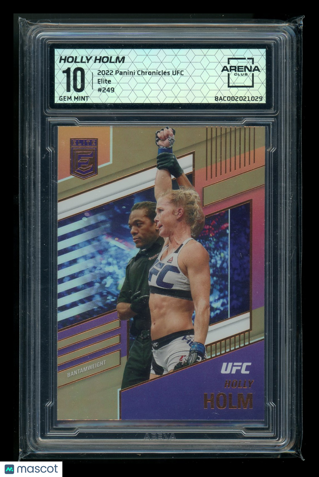 2022 Panini Chronicles Elite Holly Holm #249 MMA Arena Club 10
