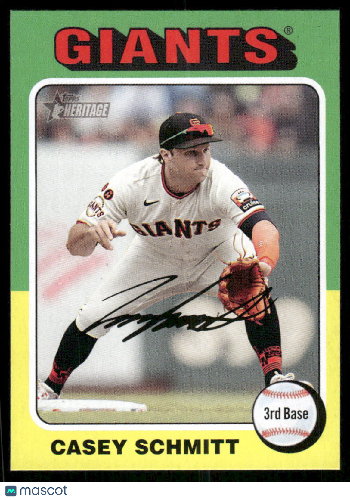 2024 Topps Heritage Casey Schmitt #124 Baseball