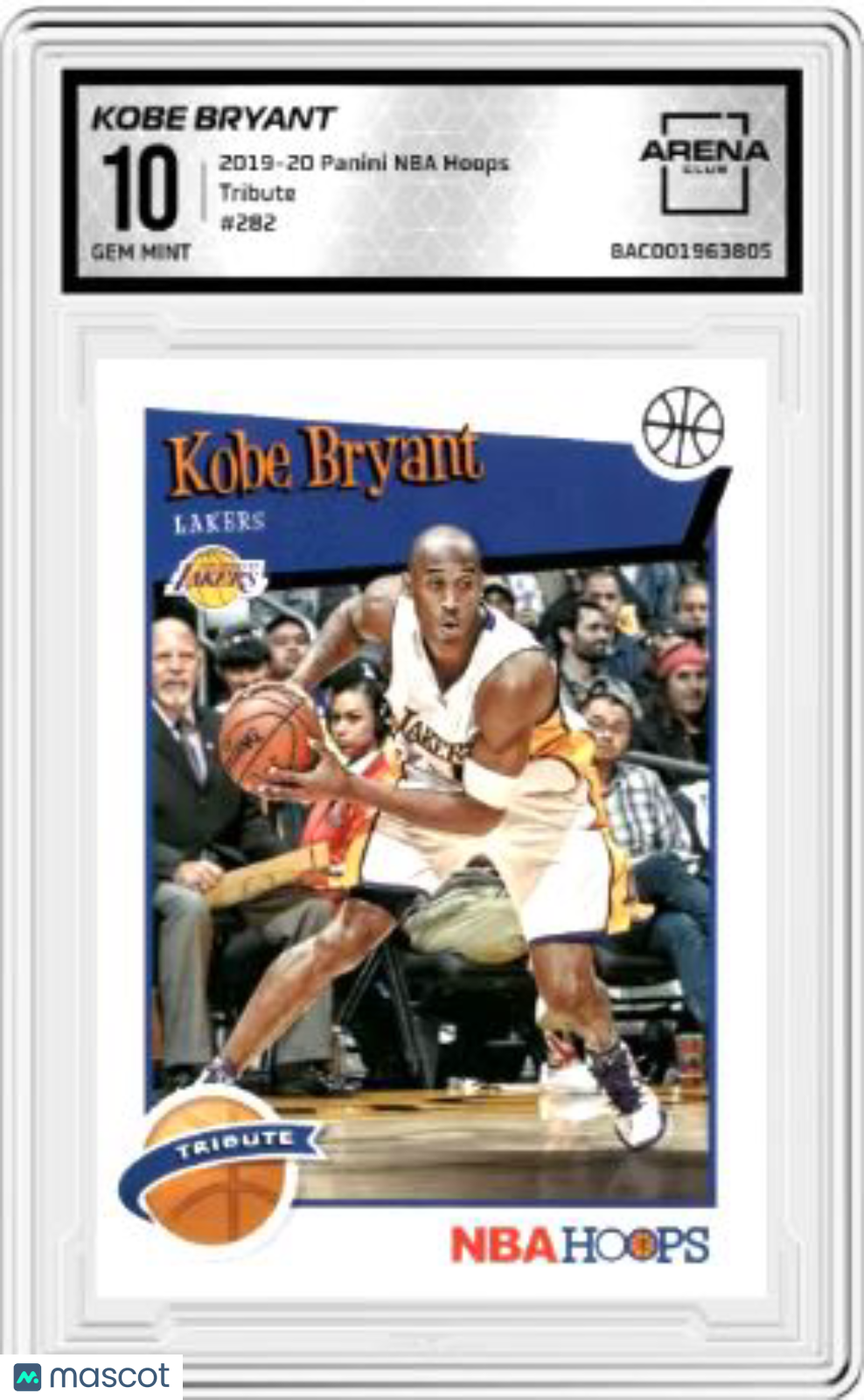 2019 Panini NBA Hoops Kobe Bryant #282 Tribute Basketball AC 10