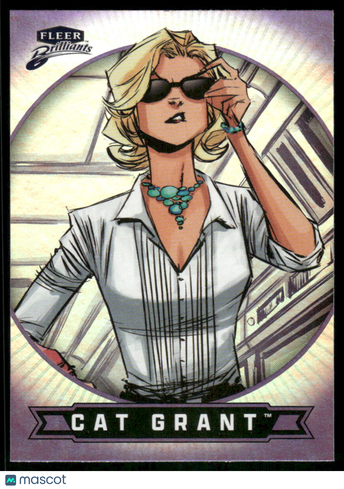 2025 Fleer Brilliants Superman Cat Grant Purple #6